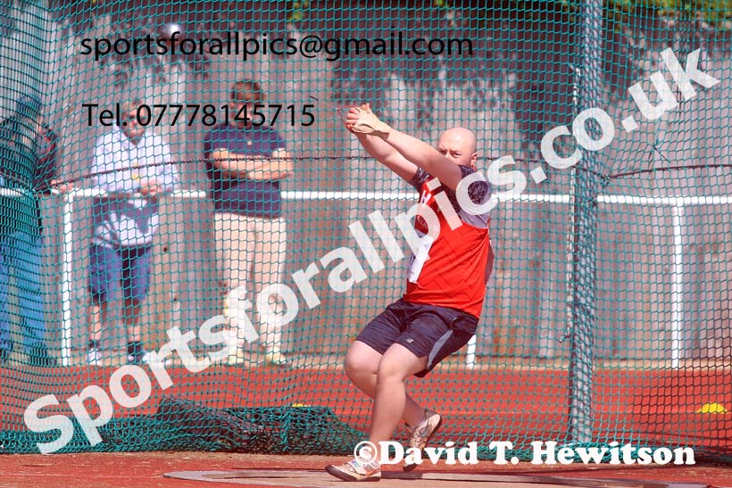 Senior Mens hammer, 2024 Northern Senior and Under-20s Track and Field Champs, Middlesbrough.  Photo: David T. Hewitson/Sports for All Pics